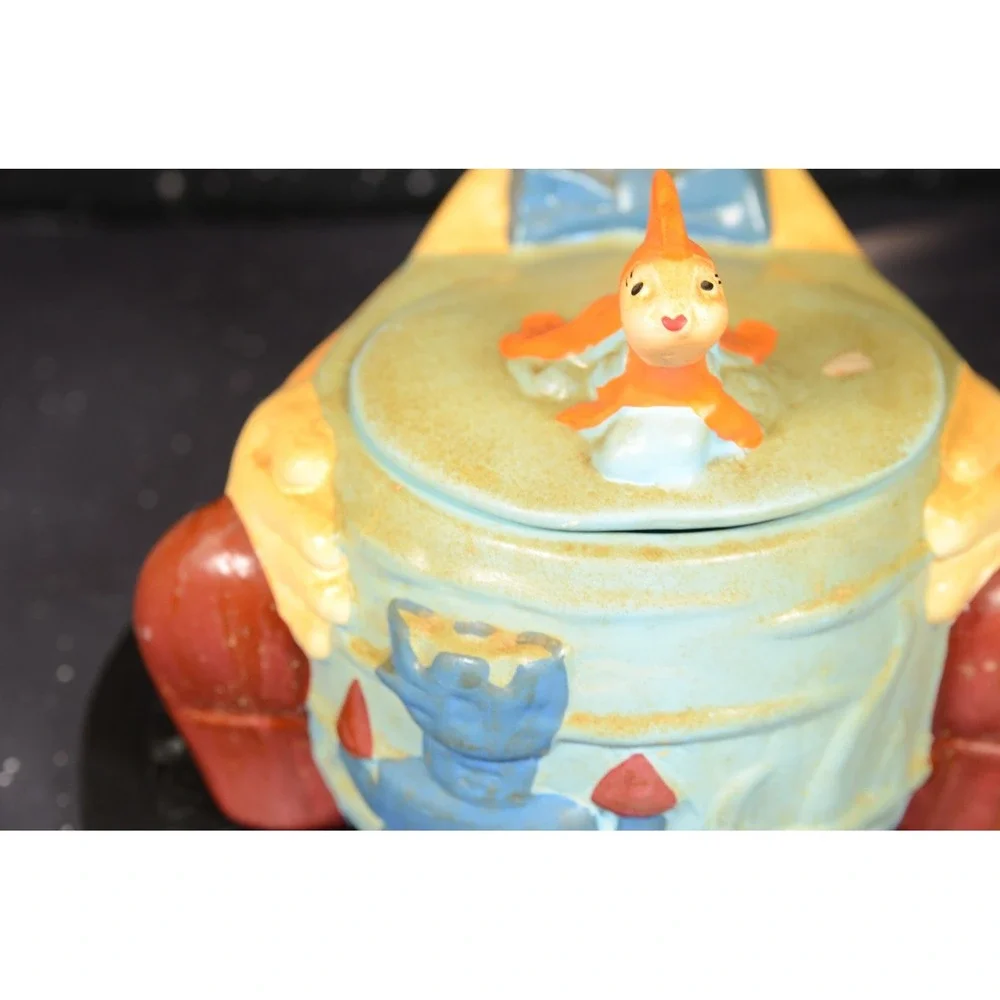 VINTAGE WALT DISNEY 1940 MOVIE PINOCCHIO & CLEO THE GOLDFISH‎ COOKIE JAR USA